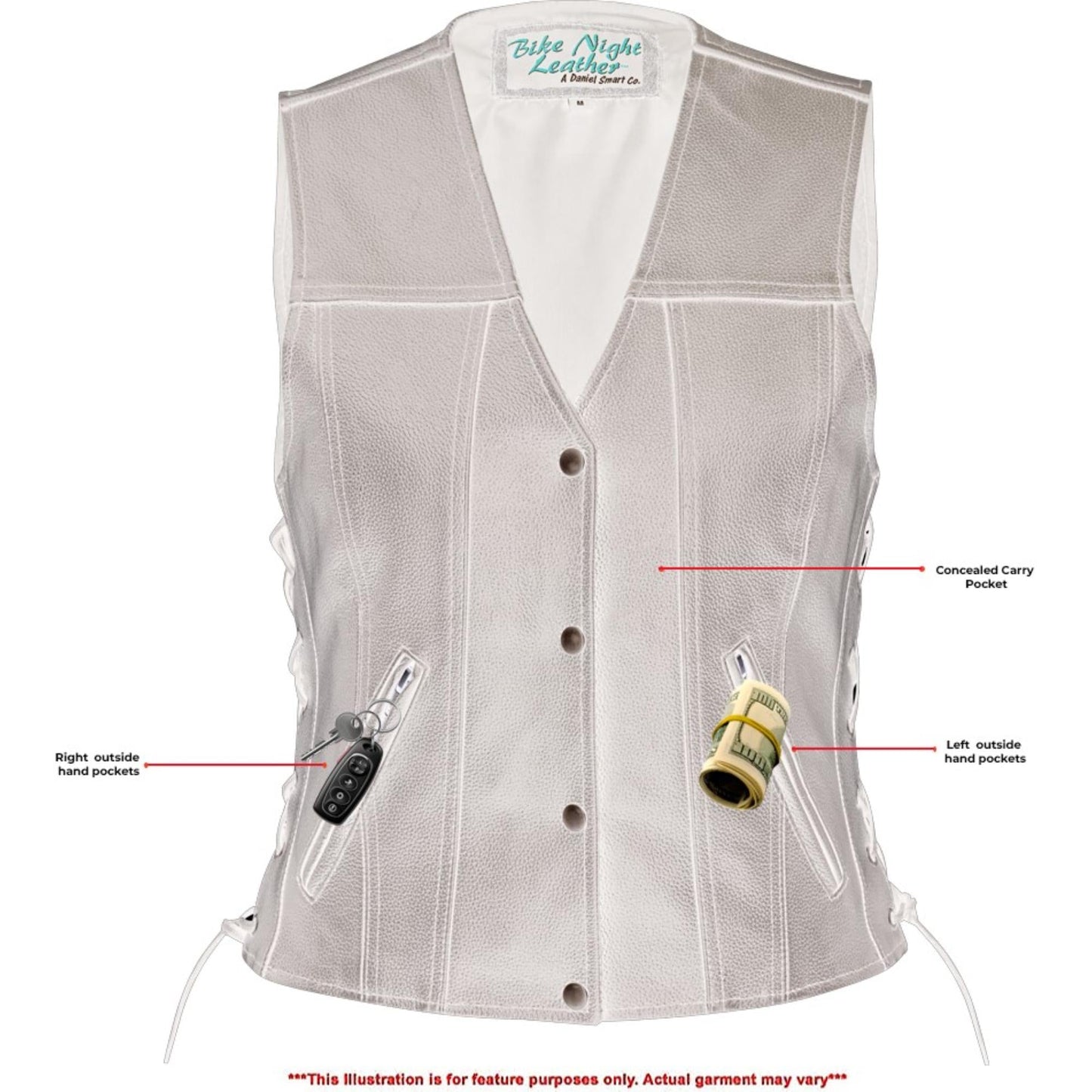 Her Miles Single Panel Concealment Vest