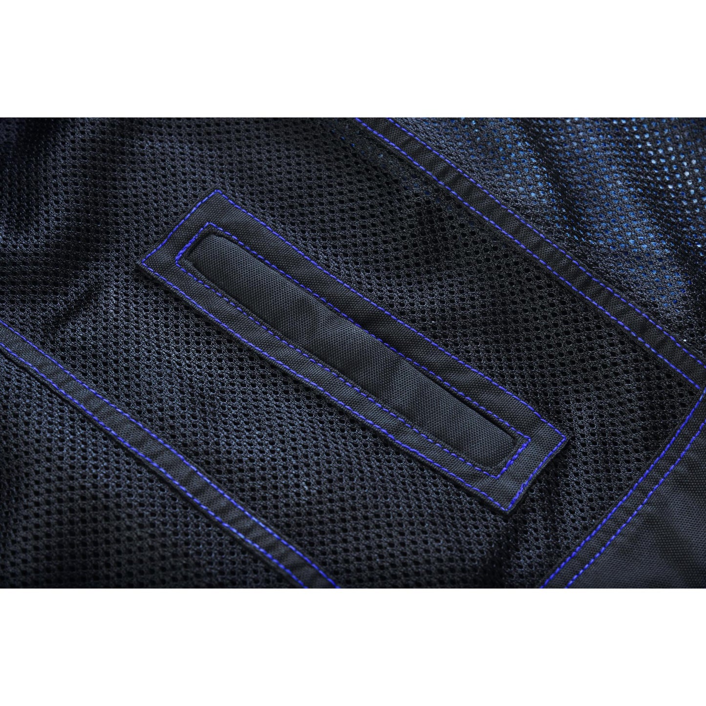 Blue Soul Men's Black Mesh Textile Vest