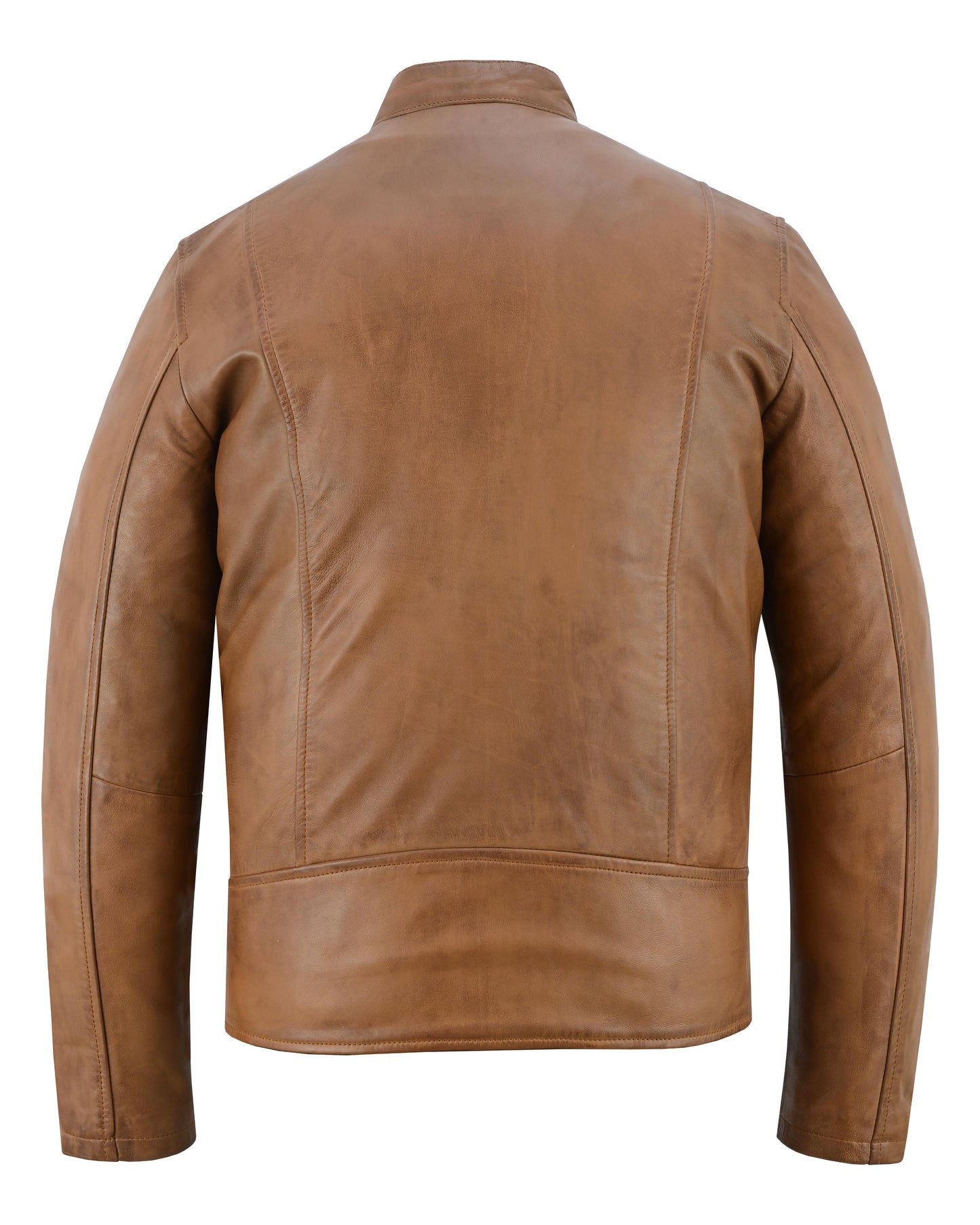 Sahara Men's Brown Fashion Leather Jacket