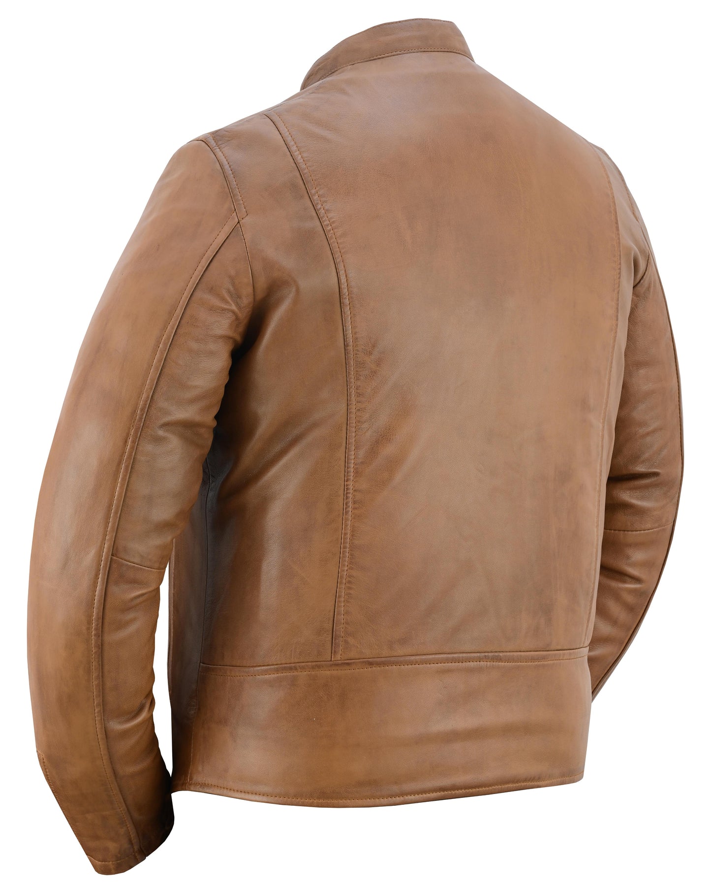 Sahara Men's Brown Fashion Leather Jacket