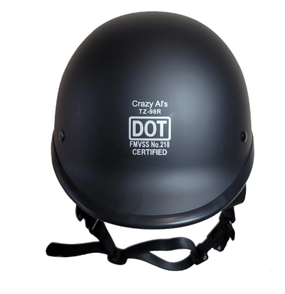 Polo Switchback DOT Reversible Helmet Flat & Gloss Black
